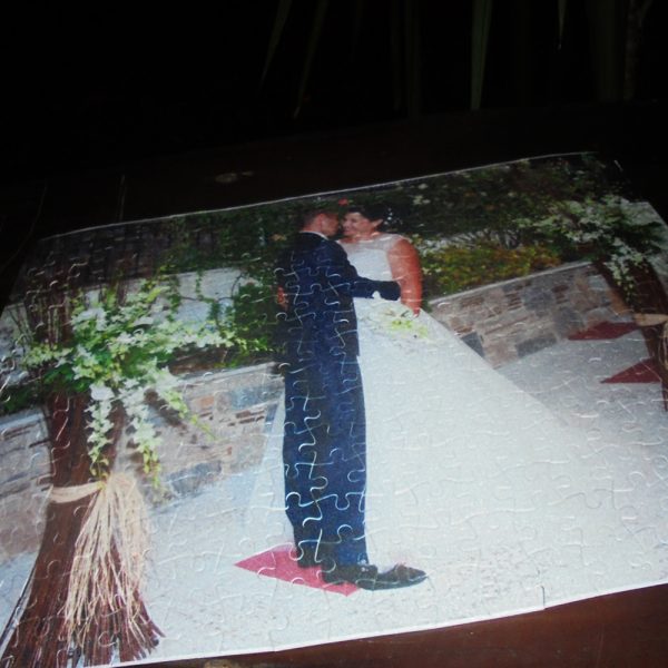 Εκτύπωση σε puzzle για γάμο 300 κομματιών με φωτογραφία