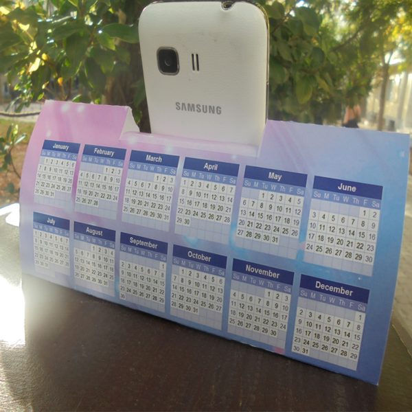 Ημερολόγια χάρτινα με βάση κινητού με τετραχρωμία