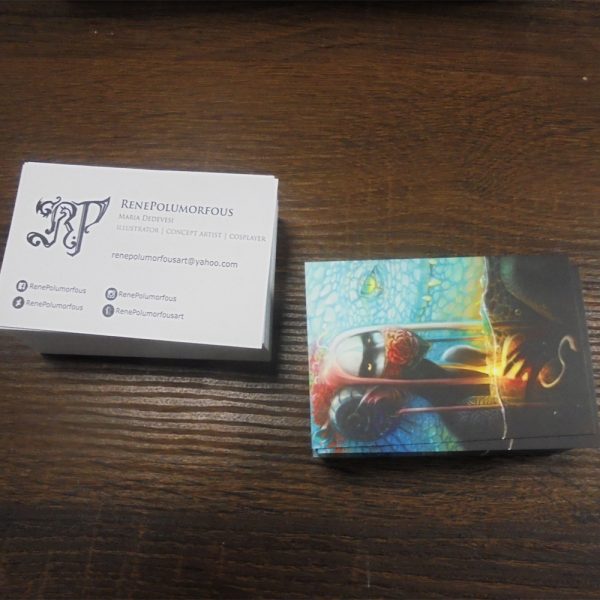 Κάρτες με πλαστικοποίηση με τετραχρωμία