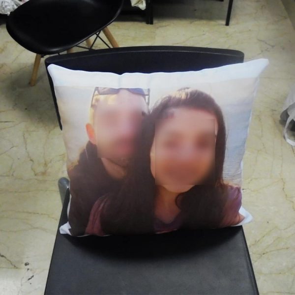 Αναμνηστικό μαξιλάρι με φωτογραφία τετράγωνο