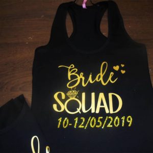 Μπλουζάκια για bachelor party bride squad μιας όψης