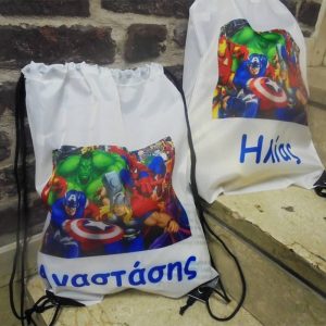 Σακίδια πλάτης backpack για παιδικό πάρτι με κορδόνια