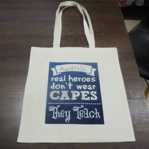 Πάνινη τσάντα δώρο για δάσκαλο με εκτύπωση