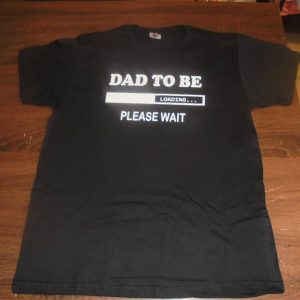 Εκτύπωση σε μπλουζάκι για νέο μπαμπά μαύρο
