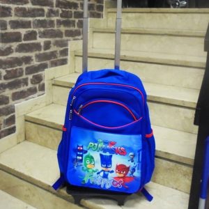 Εκτύπωση σε σχολική τσάντα τρόλει μπλε