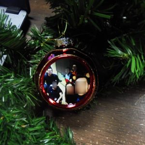 Εκτύπωση σε Χριστουγεννιάτικη μπάλα πλαστική